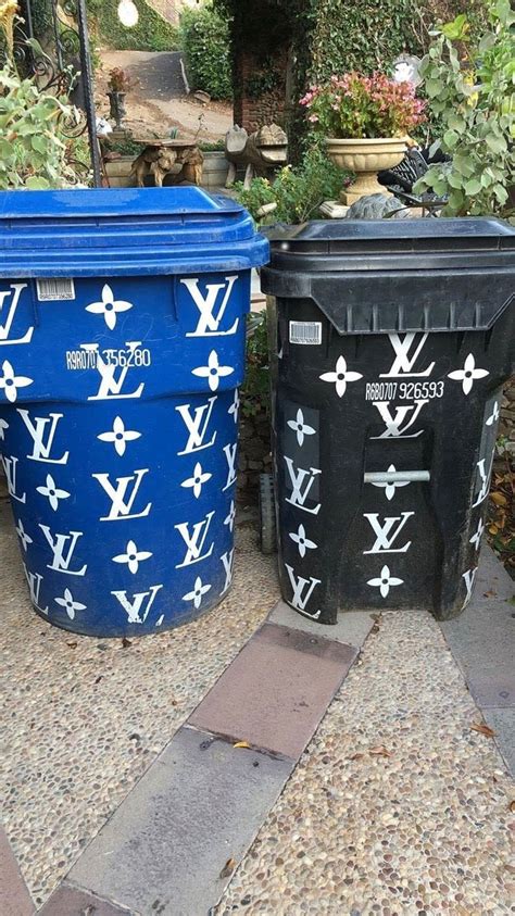 Kim Kardashian shocks with Louis Vuitton rubbish bins.